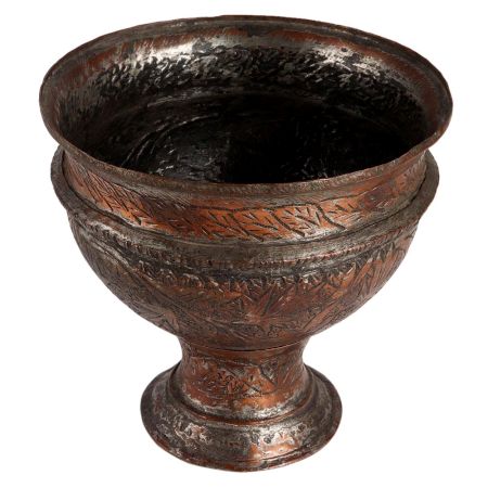 Vintage Engraved CopperÂ Bowl