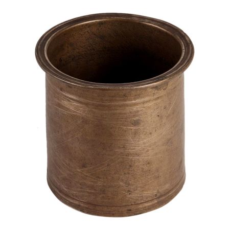 Brass Panchpatra Cup In Antique Finish