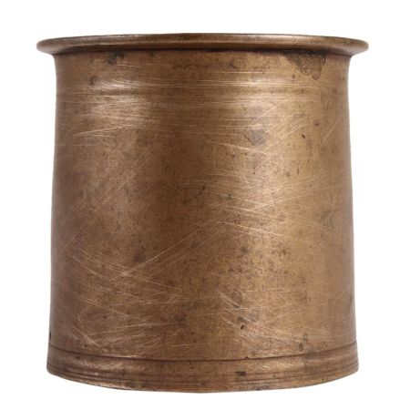 Brass Panchpatra Cup In Antique Finish