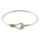 Knot Rope Bangle  92.5 Sterling Silver Bracelet