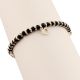 92.5 Silver Black BeadÂ Nazariya Anklet For Girls And Women