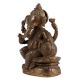 Lord Brass Ganesha Resting On Pillow