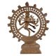 Brass Nataraja Hindu God With Patina Finish