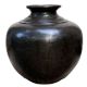 Brassware Large Pot With Black Finish