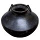 Blackened Brass Water Storage Matka Ghada With Handles