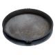 Brass Temple Bowl Urli In Black Finish
