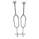 Wrought Iron Candle Stands Floor Standing In Pair