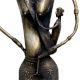 Tribal Mother Love Brass FigurineÂ In Black Finish