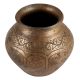 Floral Design Brass Water Pot