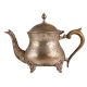 Brass Tea Pot with Mughlai Engraved Flower Design
