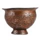Mughal Dynasty Carved Copper Bowl