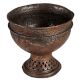 Kashmir Copper Bowl Carved With Chinar Design