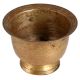 Pedestal Foot Golden Brass Pot