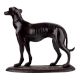 Handmade Antique Brown Brass Standing Dog Showpiece