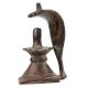 Handmade Antique Brass Cobra And Lingam Statue