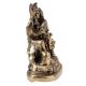 Handmade Golden Brass Shiv Parivar Statue
