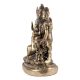 Handmade Golden Brass Shiv Parivar Statue