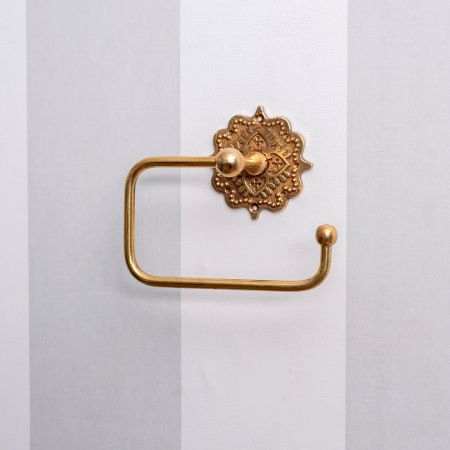 Wall Mounted Brass Toilet Roll Holder