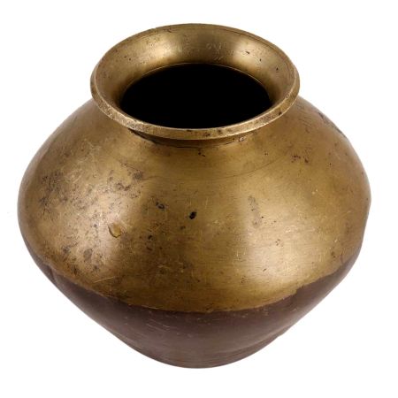 Brass Holy Pot For Worship Or Karwachauth