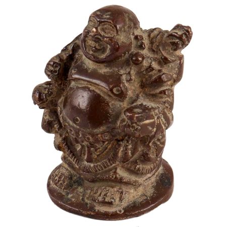 Brass Laughing Buddha For Luck And Prosperity