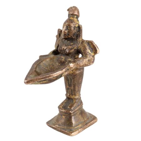 Brass Deepalakshmi Or Pavai Villaku Oil Lamp