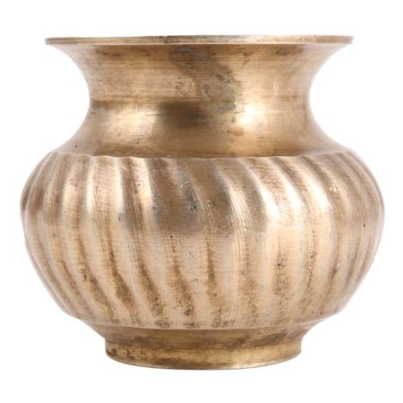 Engraved Brass Hindu RitualÂ Water Pot