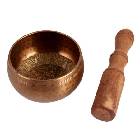 High Vibration Tibetan Singing Bowl With Wooden Mallet