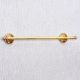 Regal Brass Wall Mount Single Towel Bar