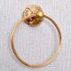 Ornate Brass Towel Ring Holder