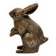 Brass Sitting Bunny Rabbit For Table Decoration
