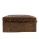 Middle Eastern Brass Box With Elaborate Carvings