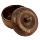 Apple Shaped Brass Box In Antique Finish