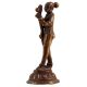 Brass Goddess Statue From Nepal In Brown Finish