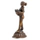 Brass Statue Of A Drummer In Antique Finish