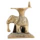 Brass Elephant Yanai Vilakku Oil Lamp