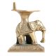Brass Elephant Yanai Vilakku Oil Lamp