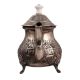 Embossed Brass Arabian Tea Pot In Nickel Plating