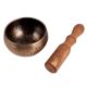 Brass Singing Bowl With Wooden MalletÂ for Meditation and Prayer
