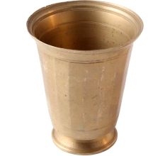 Brass Textured Tumbler Glass