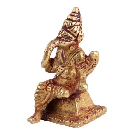 Brass Ganesha Gajanana Idol For Worship