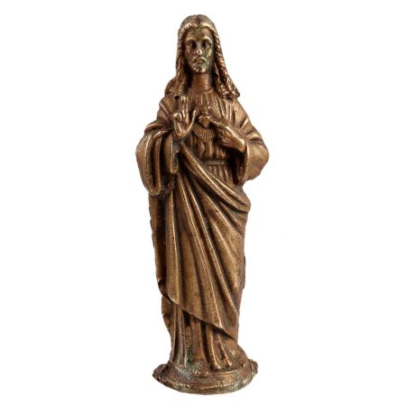 BrassÂ Figurine of the Sacred Heart of Jesus Christ