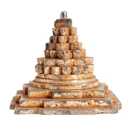 Three Dimensional Brass Meru Chakra Or Sri Yantra