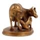 Brass Kamdhenu Cow andÂ Calf Statue