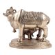 Brass Kamdhenu Statue In Golden Finish