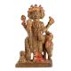 Brass Lord Dattatrey With Cow Statue For Worship