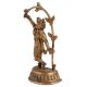 Brass Goddess Holding Branch Of Tree Statue