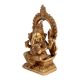 Brass Ganesha Vinayak Statue With Prabhavalli