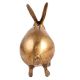 Brass Rabbit Figurine In Golden Finish