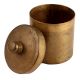 Vintage Brass Canister With Lid