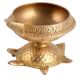 Brass Pooja Diya on a Tortoise Stand
